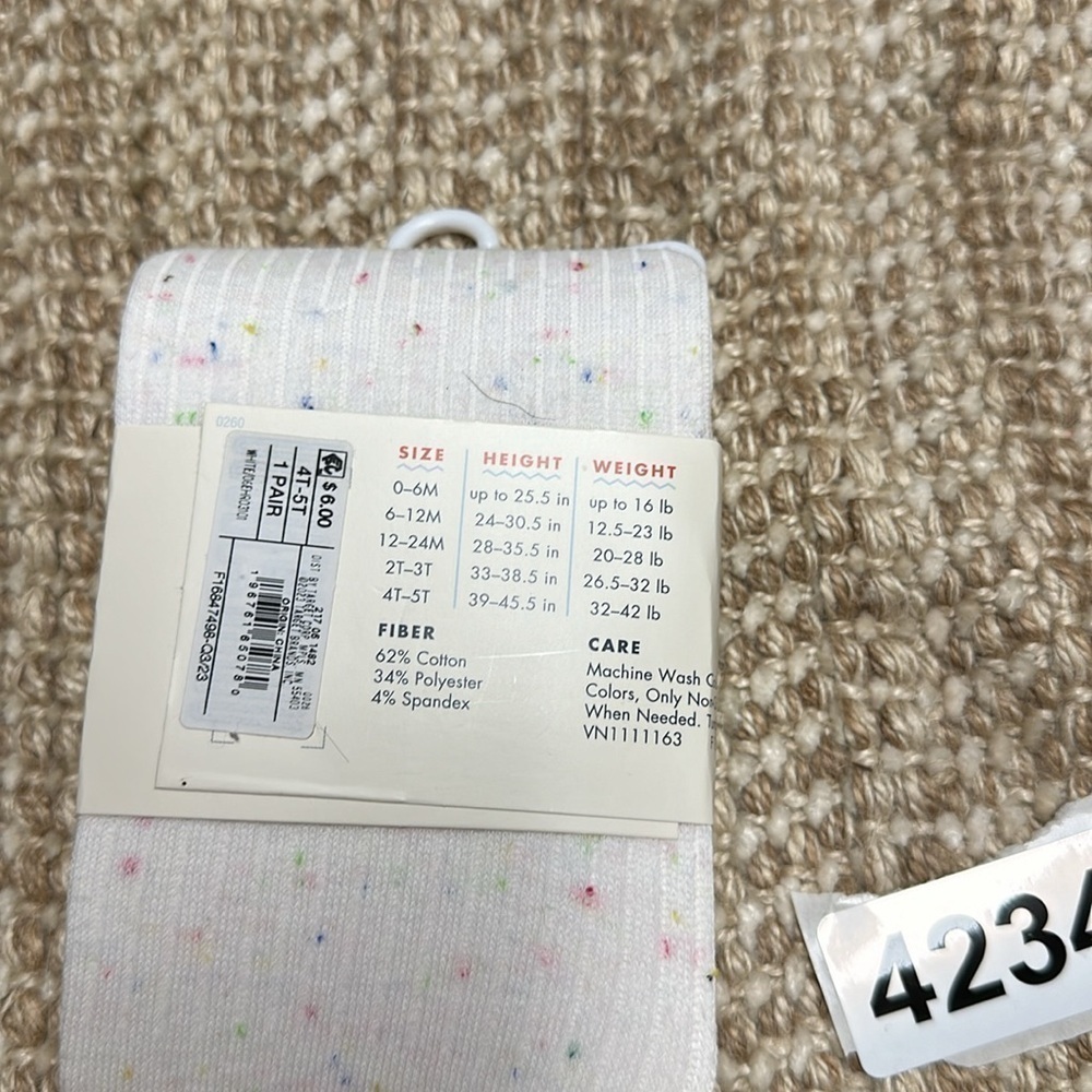 Cat-Jack fashion tights 1pair new 4t -5 t - Picture 4 of 4
